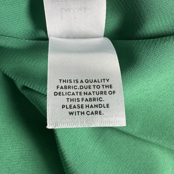 Lulus Dress Womens L Green Blue Floral Midi Fit Flare VED1050 Fairy‎ Milkmaid - Picture 10 of 13